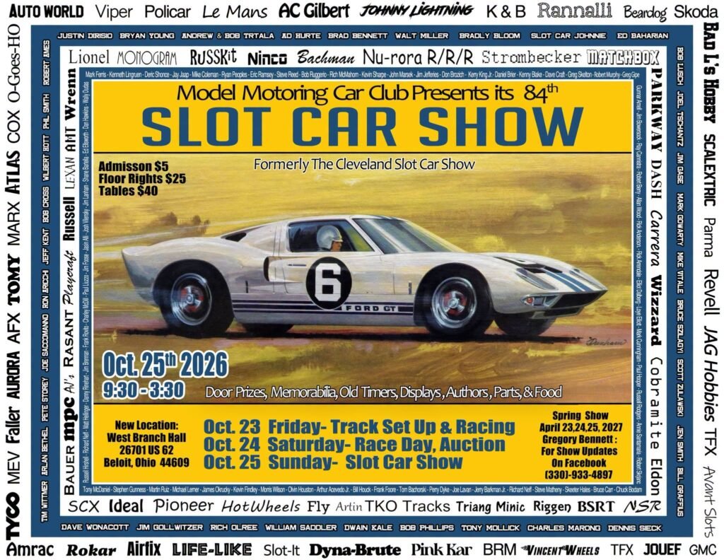 CLE Slot Car Show Poster
